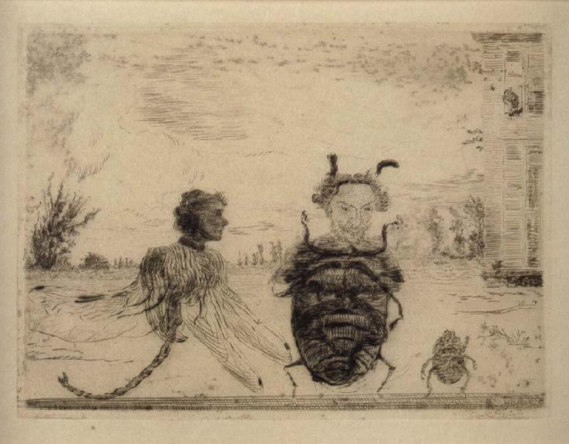 James Ensor Strange Insects oil painting picture